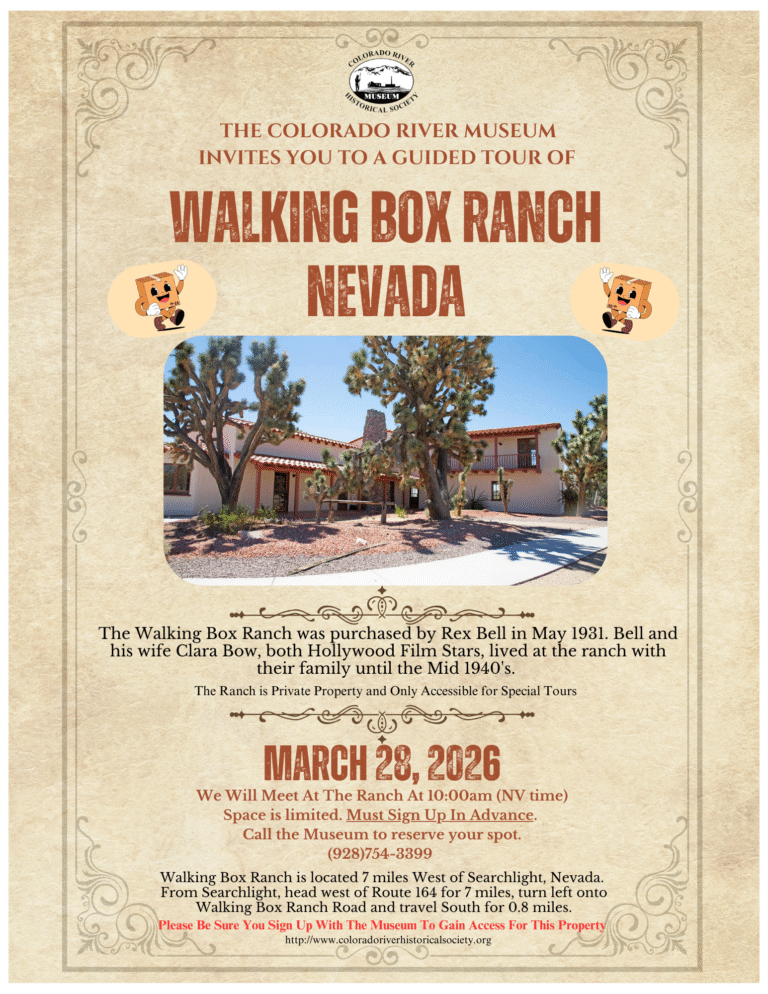 Color Box Ranch Walking Box Ranch Guided Tour - ~ Colorado River Historical SocietyMuseum